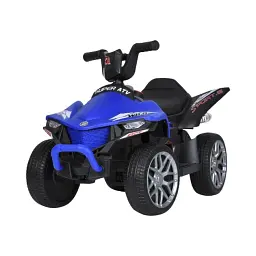 Дитячий квадроцикл з пультом 2 мотори 25W 12V MP3 USB EVA синій (M 5730ELR-4)