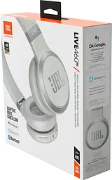 Навушники JBL LIVE 460 NC White (JBLLIVE460NCWHT) - мініатюра 3