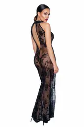 Довга сітчаста сукня Noir Handmade F239 Long tulle dress, XXL - мініатюра 2