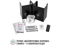 Витяжка похила Perfelli VICCO 6HSR NERO - мініатюра 10