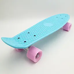 Пенні борд скейт 55х15см до 80кг ABEC 7 матові колеса скейтборд Penny Board Pastel Series бірюзовий - мініатюра 2