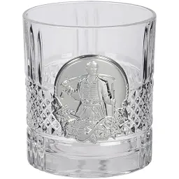 Подарунковий набір склянок Boss Crystal "Козаки" зі срібними накладками - мініатюра 8