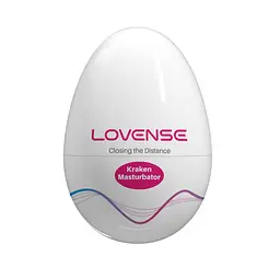 Мастурбатор-яйце Lovense Kraken masturbator egg, текстура-сюрприз - мініатюра 1