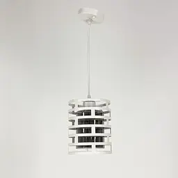 Підвіс в стилі LOFT у білому корпусі із графітовим плафоном Line.F 12728/1 WT+GR - мініатюра 8