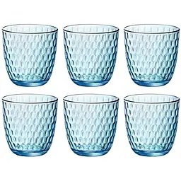 Набір склянок Bormioli Rocco Slot aqua Lively blue 290 мл 6 шт. (580506VSU) - мініатюра 2