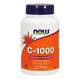 Витамин С Vitamin C-1000 100 таблеток NOW vit0006284