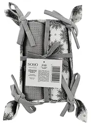 Набір рушників кухонних бавовна SOHO Snow Grey 40х60см 170г/м2 2шт (BS 45561/1) - мініатюра 3