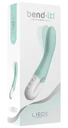 Вібратор Liebe Pleasure Toys Bend-It 22 см м'ятний - мініатюра 5