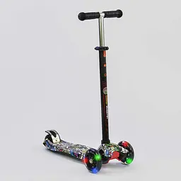 Самокат Maxi Best Scooter, пластиковий, чорний, A24642/779-1386