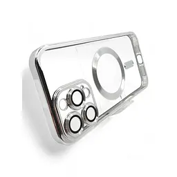 Чохол до мобільного телефона BeCover TPU Chrome Case (MagSafe) для Apple iPhone 16 Pro Silver (712083) - мініатюра 3