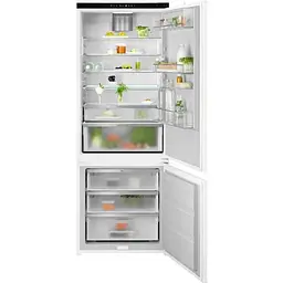 Холодильник Electrolux вбудований з нижньою морозильною камерою 188x70х55, холод.відд.-286л, мороз.відд.-65л, 2дв., А++, Combi, інв., диспл внутр., зона св-ті, білий