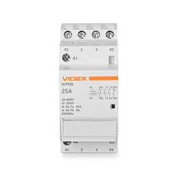 Модульний контактор 4п 25А 2НВ 2НЗ VF-RS-MC2O2C-25 VIDEX RESIST VIDEX (27913-000) - мініатюра 2