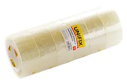 Скотч односторонній Unifix 45 мм x 120 м x 40 мкм прозорий (в упаковці 3 шт.) - мініатюра 2