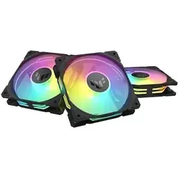 Кулер до корпусу ASUS TUF Gaming TR120 ARGB Reverse Triple Pack Black (90DA00D0-B09020)
