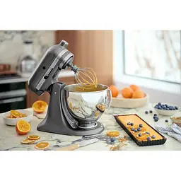 Планетарний міксер KitchenAid Artisan 4.8 л срібний медальйон (5KSM175PSEMS) - мініатюра 5