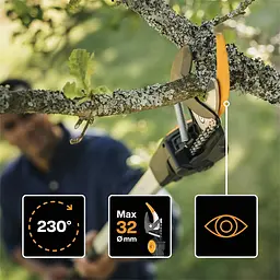 Гілкоріз телескопічний Fiskars PowerGear UPX86 (1023624) - мініатюра 8