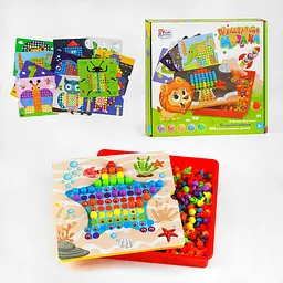 Мозаїка 24749 4FUN Game Club, 180 елементів, 12 картинок-шаблонів, у коробці (6945717411524) - мініатюра 2