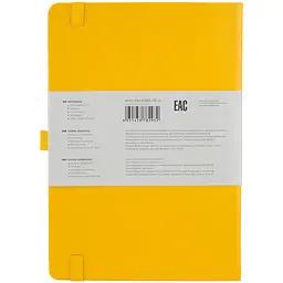 Книга записна Axent Partner Prime клітинка 145x210 мм 96 аркушів жовта (8305-08-A) - мініатюра 3