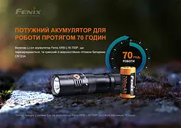 Ручний тактичний ліхтарик Fenix PD25R 800лм Type-C (Чорний) - мініатюра 5