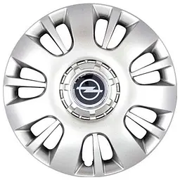 Ковпак колеса з емблемою Opel SKS222 R14 сірий з логотипом на вибір 4 шт