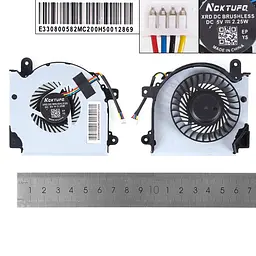 Вентилятор для MSI GF75 MS-17F1 MS-17F2 MS-17F4 MS-17F5 series, (для GPU, PAAD06015SL-N416, Аналог) - мініатюра 3