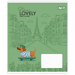 Набір зошитів Yes Stay lovely 12 аркушів у косу лінію 25 шт. (768767) - мініатюра 5