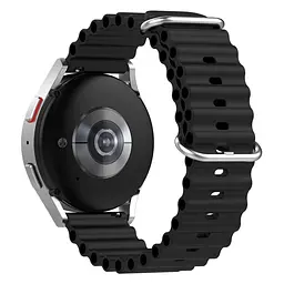 Ремінець Hump Samsung Galaxy Watch Active 2 40mm44mm - чорний ширина кріплення 20мм силікон Watchbands (W23-4WB91199940) - мініатюра 2