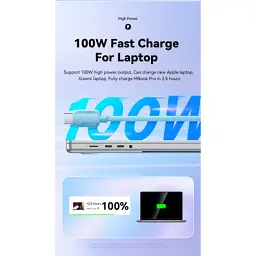 Дата кабель USB-C to USB-C 2.0m 100W black Essager (EXCTT1-WLA01-P) - мініатюра 3