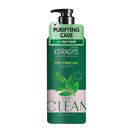 Шампунь Kerasys Real Nature Purifying Tea Tree Oil Shampoo for Oily Hair 400 мл