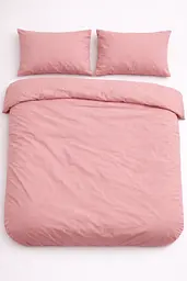 Підковдра на блискавці Ecotton двоспальна 175х215 см фланель з бавовни Pink рожевий (24421)