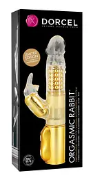 Вібратор-кролик Dorcel Orgasmic Rabbit Gold з перлинним масажем - мініатюра 2