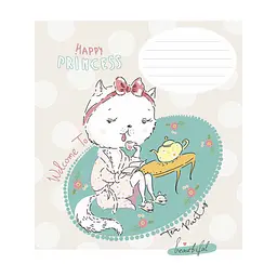 Зошит Школярик Star Happy princess 12 аркушів клітинка (012-3491K), в асортименті - мініатюра 3