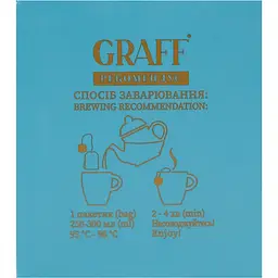 Чай чорний байховий Graff Earl Grey з ароматом бергамоту 36 г (20 шт. X 1.8 г) - мініатюра 7