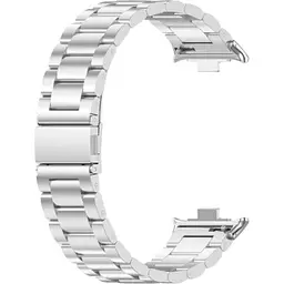 Ремінець DK CDK для Xiaomi Mi Smart Band 9 Pro Metal Fitlink Steel Band (017764) (silver)