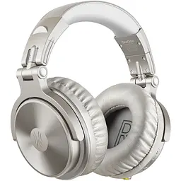 Навушники бездротові OneOdio Studio Pro C, Bluetooth+3,5мм, Сріблястий - мініатюра 2