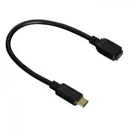 Кабель ATcom USB 2.0AF - Type-C OTG, 0.1м, пакет