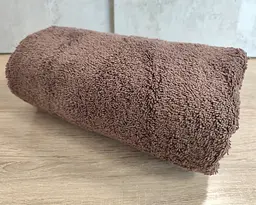 Рушник турецький махровий однотонний Zeron 50х90 Brown щільність 500 г/м2 - мініатюра 2