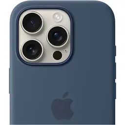 Чохол Silicone Case with MagSafe для iPhone 16 Pro Denim AAA [116587] - мініатюра 3