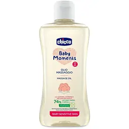 Масло для масажу Chicco Baby Moments для чутливої шкіри 200 мл (10242.00)