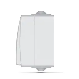Вимикач Videx BINERA IP65 зовнішній 2кл сірий (VF-BNW12-G) - мініатюра 3