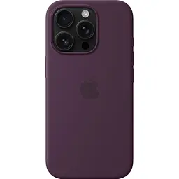 Чохол Silicone Case with MagSafe для Apple iPhone 16 Pro Plum AAA [116585] - мініатюра 4