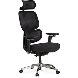 Крісло Mealux D2 Air Fabric Black ( HF-D2 F/B)