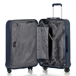 Валіза середня Swissbrand London (M) Polycarbonate/ABS-Plastic Navy (SWB_LHLON603M) - мініатюра 3