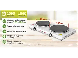 Плита електрична Prime Technics PEC 2528 - мініатюра 3