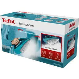 Праска Tefal Express Steam 2500 Вт бірюзова (FV2867E0) - мініатюра 2
