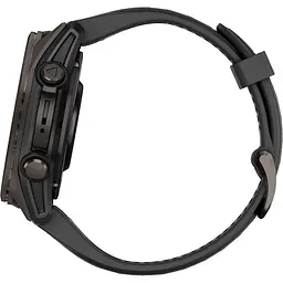 Смарт-годинник Garmin Fenix 8 AMOLED Sapphire 43mm Carbon Gray DLC Titanium with Black/Pebble Gray Silicone Band (010-02903-21) [115064] - мініатюра 4
