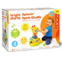Музична іграшка Bright Starts Spinnin’ Spots Giraffe (17410) - мініатюра 2
