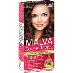 Стійка крем-фарба для волосся Malva Color Revive відтінок 442 палісандр 103 мл - мініатюра 2