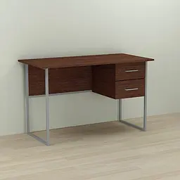 Комп'ютерний стіл Ferrum-decor Таккота 75x100x70 сірий ДСП Венге 16мм (FRD-102333)