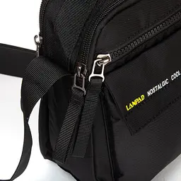 Сумка чоловіча Lanpad тканинна чорний (LAN4118 black) - мініатюра 6